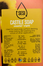 Load image into Gallery viewer, Sesi Organic Liquid Castille Soap Unscented
