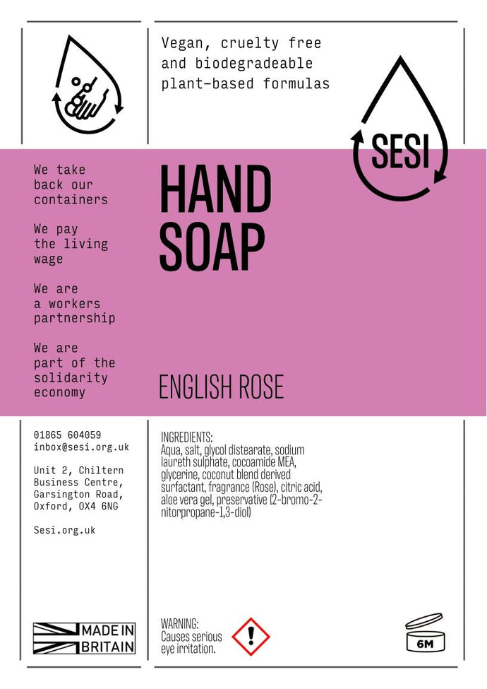 Sesi Hand Soap - English Rose